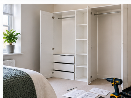 Example of flat-pack furniture assembly work by BELO WORKS